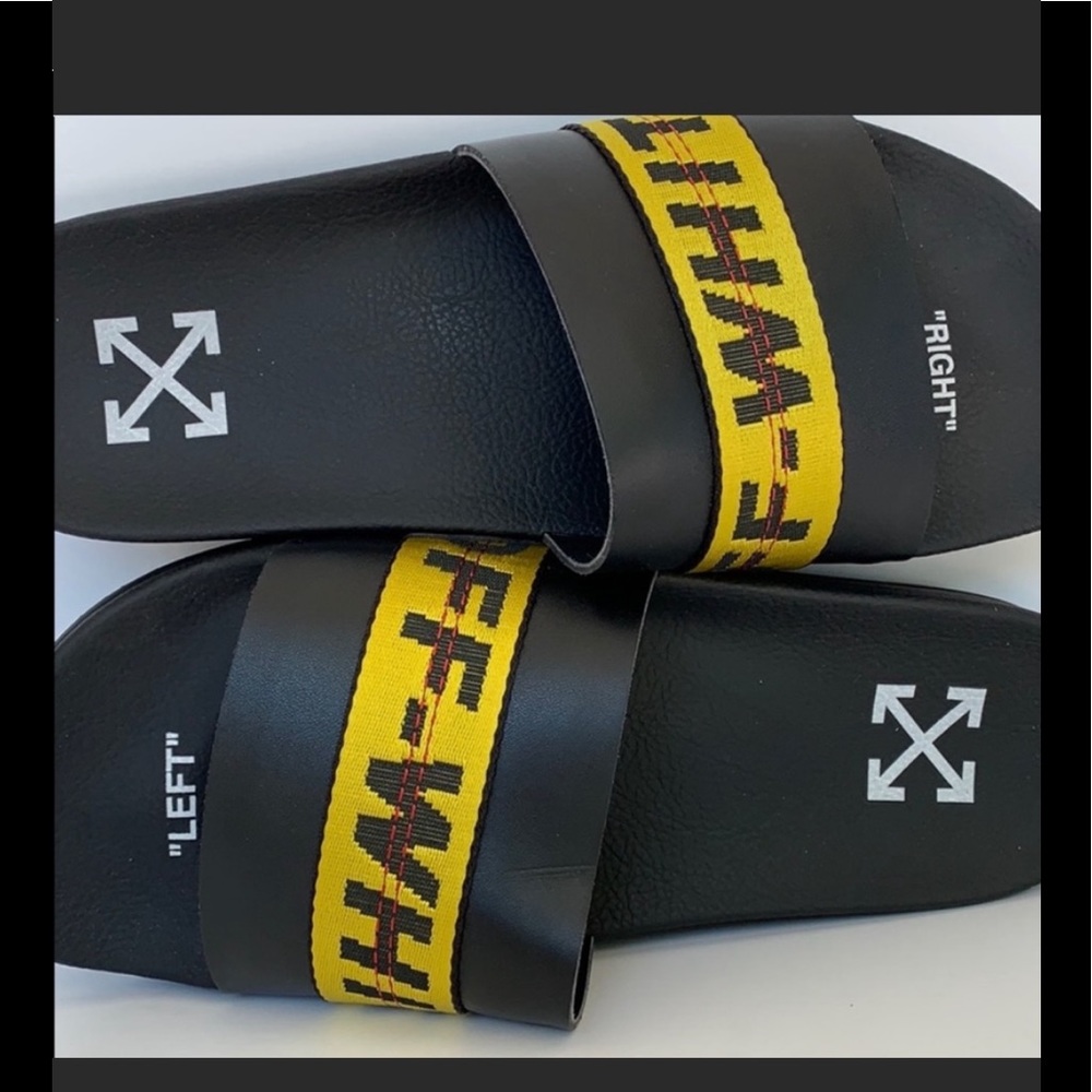 NWT OFF-WHITE SLIDES MEN’S SIZE 9(42)